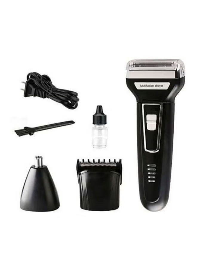 3-In-1 Rechargable Trimmer Black/White 15cm - Image 3
